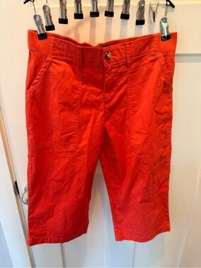 Lee Coral Bermuda Shorts Women’s Size 6 Cotton Stretch Summer Casual